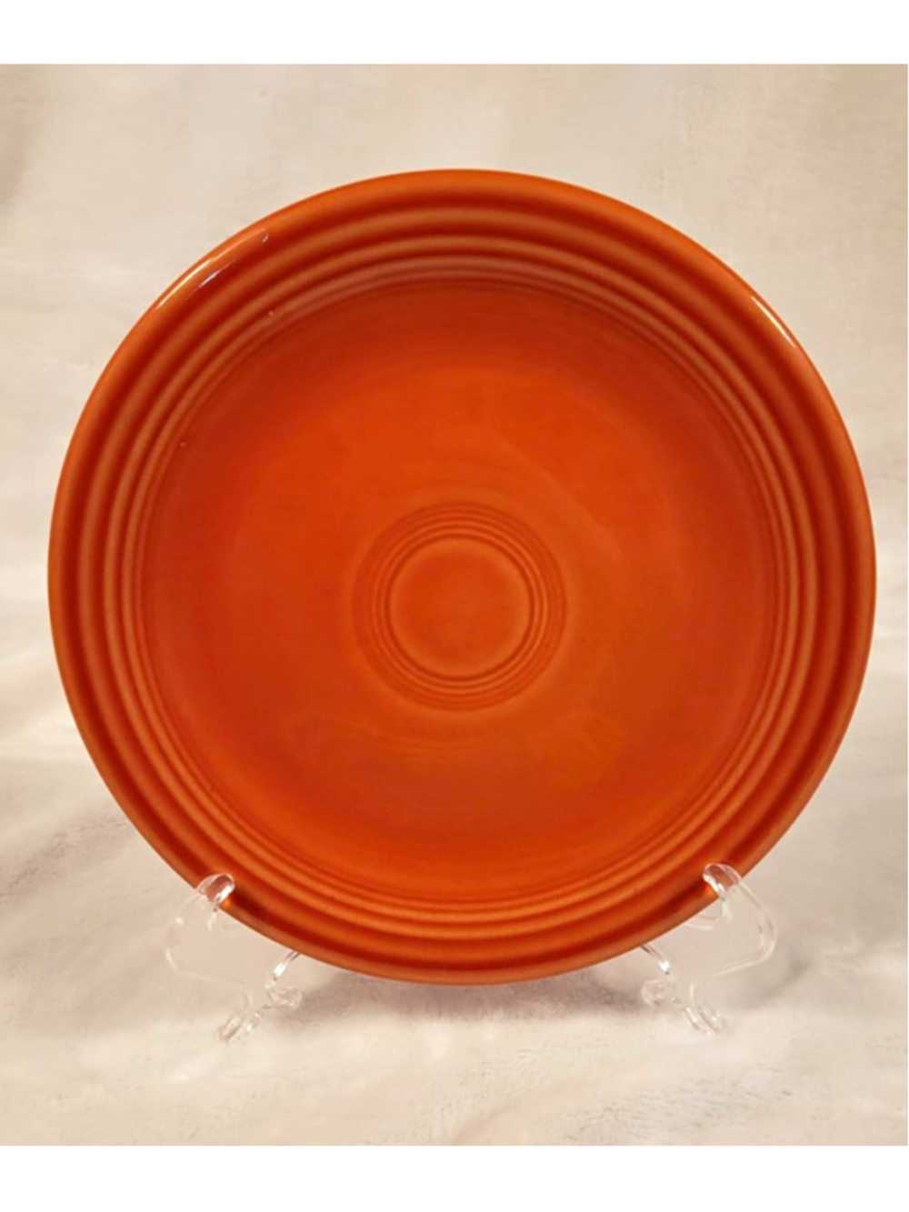 Homer Laughlin Fiesta Persimmon Bread & Butter appetizer plate